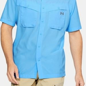Men's UA Tide Chaser Short Sleeve Carolina Blue / Steel - 477
